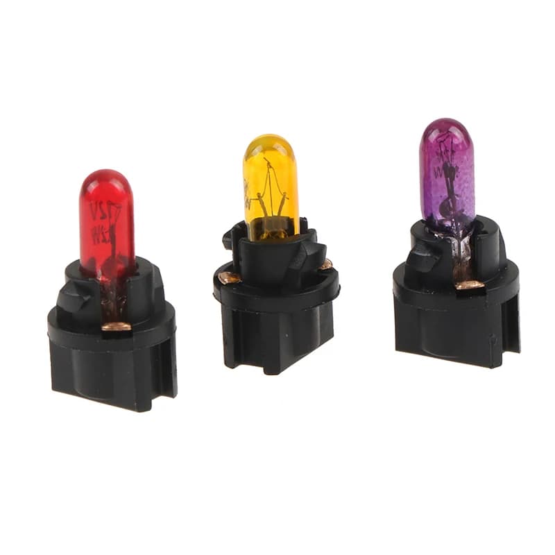 10Pcs T5 SMD LED Car Light Automobiles Light-emitting Diode Instrument Gauge Dashboard Light Bulbs Auto Interior Indicator Lamp - 6