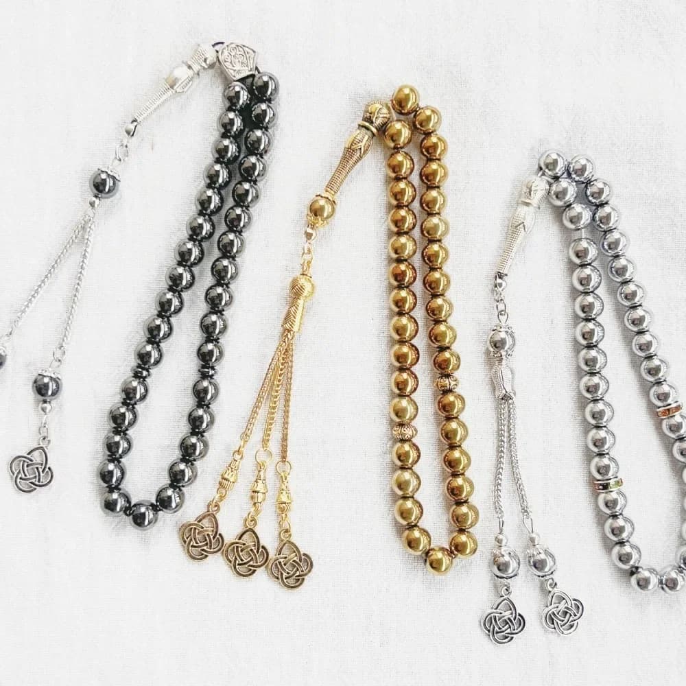 الشرق الأوسط ريترو بسيط مسلم موضة سبج حبات المسبحة يرتديها يوميا مع الصلاة عطلة التجمعات سوار المجوهرات - 2