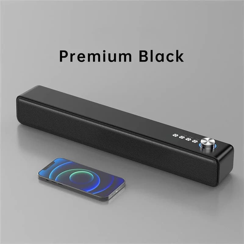 Original Bluetooth Subwoofer Soundbar TV Audio Echo Wall Computer Speaker Home Theater Music Wireless Blueooth Speaker Gift - 6