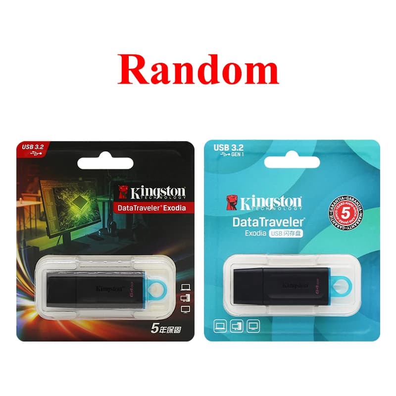 Kingston DataTraveler Exodia USB Flash Drive 32GB 64GB 128GB 256GB USB 3.2 Gen 1 Pen Drive Small DTX Flash Drive for Computer - 6