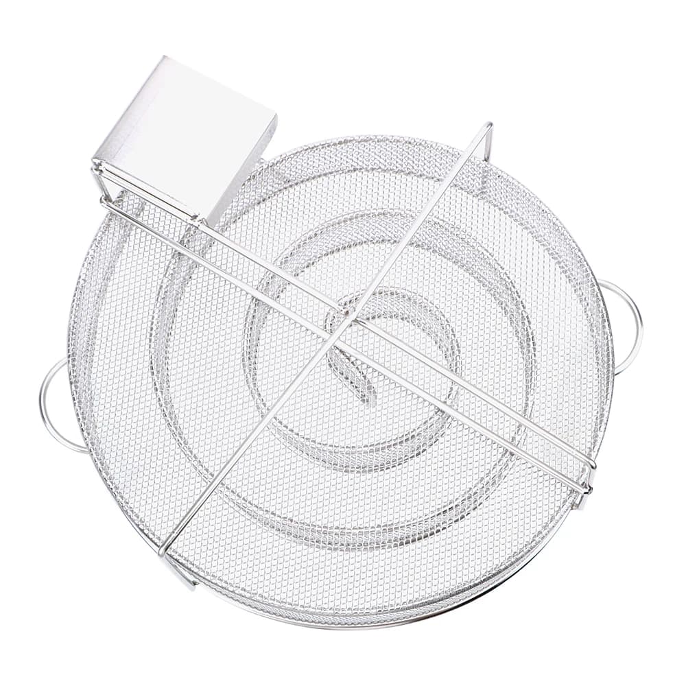 Cold Smoke Generator Chip Smoking Box Smoker Wood Dust Hot Smoker Salmon Bacon Fish Mini Apple Wood Steel Barbecue Grill - 4