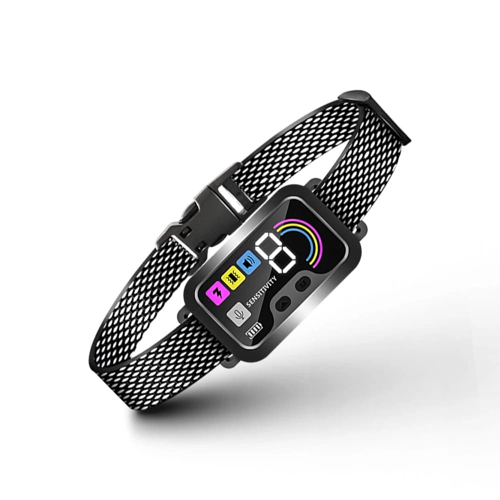 طوق ذكي لمنع نباح الكلاب، طوق لمنع النباح للكلاب الكبيرة والمتوسطة والصغيرة، طوق تدريب قابل لإعادة الشحن لمنع النباح مع 8 - 2