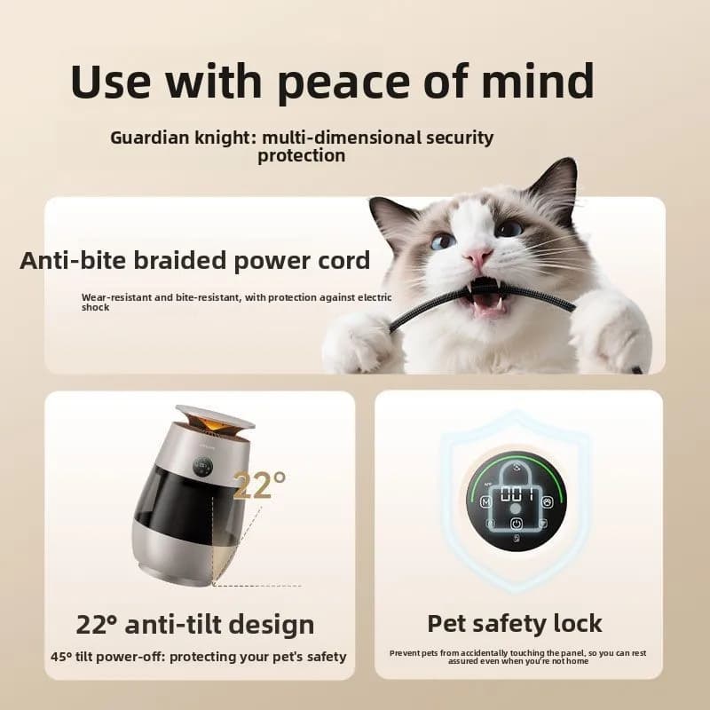 DREAME AP10 cat hair intelligent automatic air purifier mute suction pet hair artifact in addition to odor and odor - 3