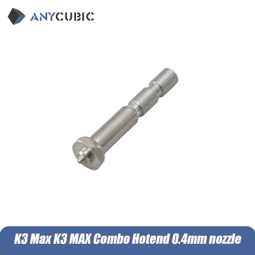 إكسسوارات Kobra 3 Max Combo من ANYCUBIC، رأس طباعة، محور خيط 8 ألوان، قاطع خيط من فولاذ PEI الربيعي، فوهة ساخنة 0.4 مم - 5