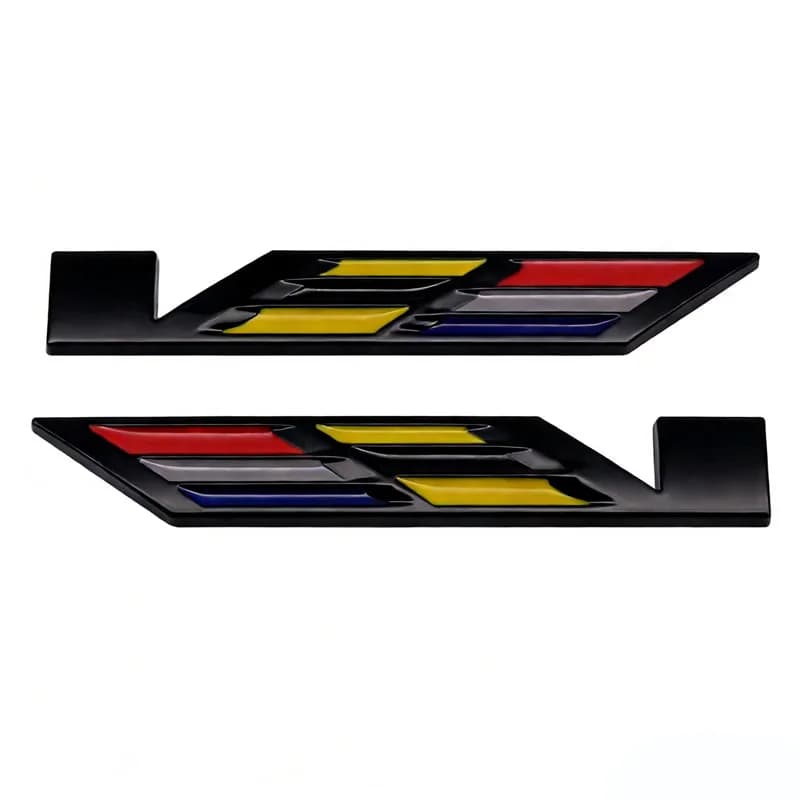 3D Metal Car Fender Decorative Sticker For Cadillac CT4 CT5 CT6 XT4 XT5 Sports Modification Accessories - 5