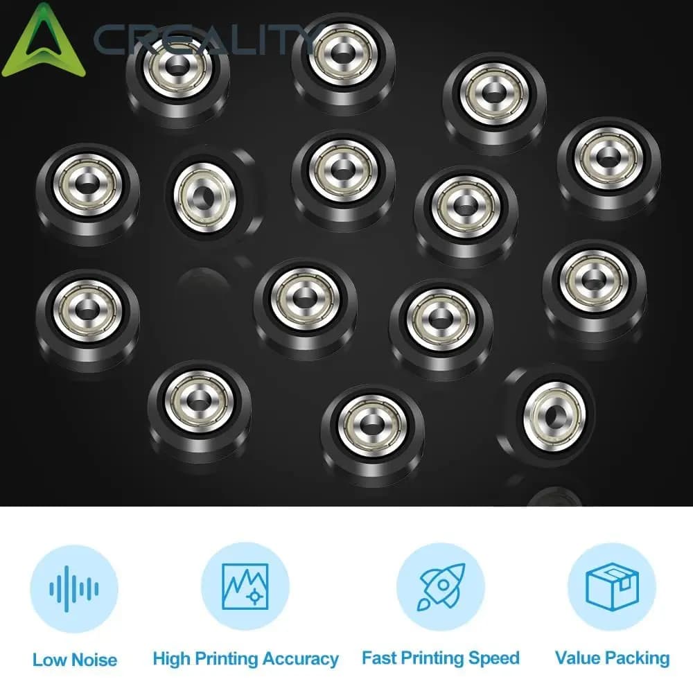Creality Ender 3 Wheel 3D Printer POM Wheel Plastic Pulley 625zz Linear Bearing for Ender 3 series/Ender 5 Series/CR 10 Series - 4