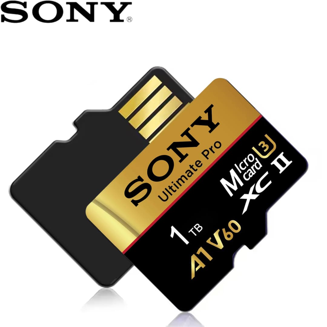 بطاقة ذاكرة Sony Micro SD بطاقة TF عالية السرعة للهاتف وكاميرا الطائرة بدون طيار 1 تيرا بايت 512 جيجا بايت 128 جيجا بايت 64 جيجا بايت فئة 10 V60 U3