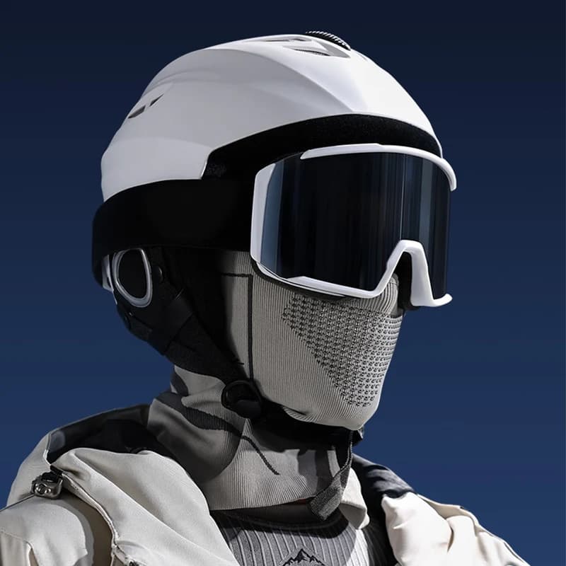 Spring Thermal Balaclava Hats for Women＆men Outdoor Full Face Mask Cold-Proof Cycling Head Neck Cover Helmet Scarf Liner Cap - 2