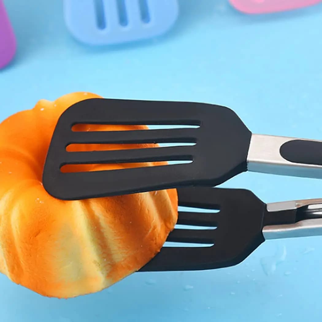 Silicone Bbq Tongs Bbq Clip Kitchen Clips Silicone Food Tongs Food Clips Kitchen Tool for Home Stainless Steel Shovel - 6
