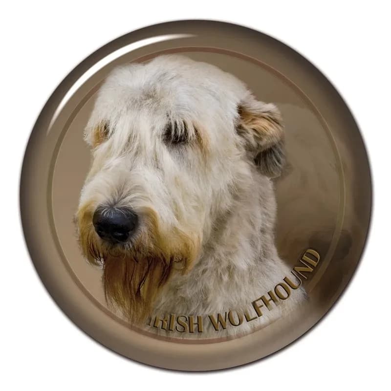 ملصق قابل للإزالة لكلب إيريش وولفهاوند، ملحقات مقاومة للماء للسيارة، على المصد، نافذة خلفية، كمبيوتر محمول، 13 سم، بي في سي