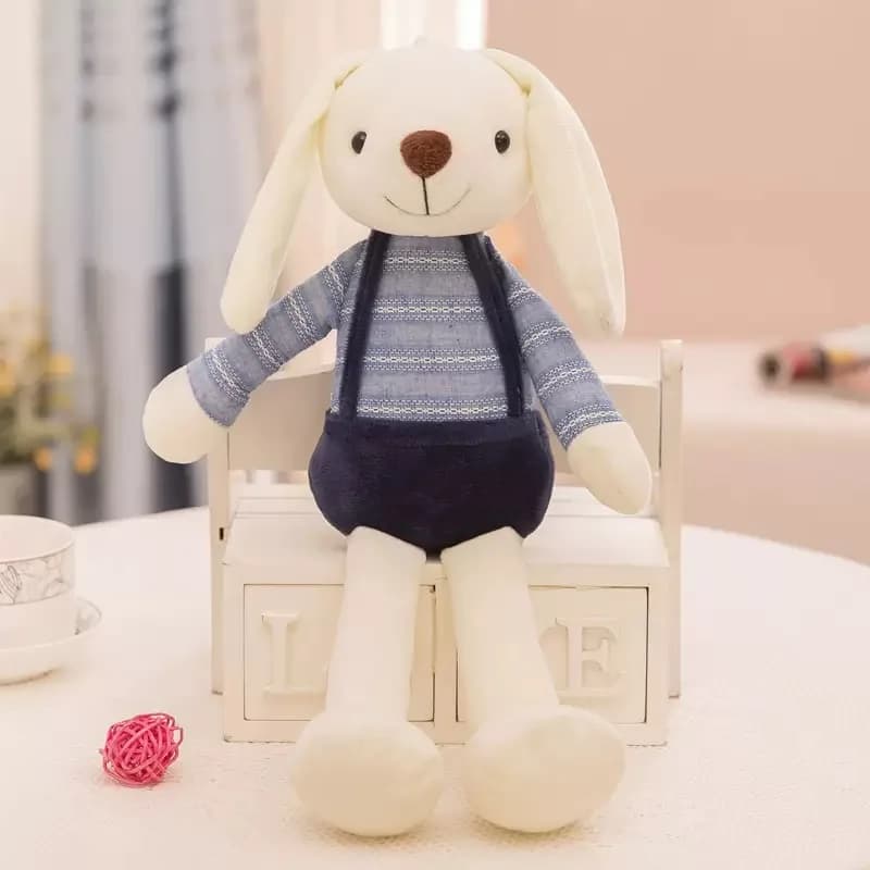 40cm Calming Rabbit Plush Toy Cute Doll Children Accompany Sleeping Doll For Kids Birthday Gift