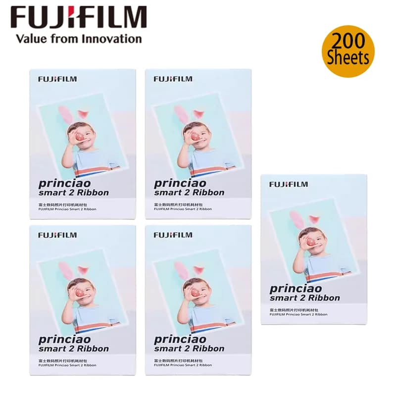 6-Inch Fujifilm Xiaoqiao Printing Second Generation Photo Paper 2nd Generation Photo Printer Consumables Ribbon Photo Paper - 2