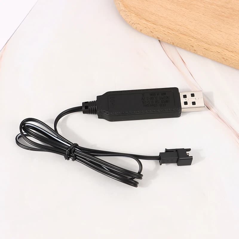 كابل شاحن USB ل 3.7 فولت شاحن بطارية ليثيوم SM-2P إلى الأمام RC سيارة أجزاء الطائرات أجهزة الاستقبال عن بعد لعبة الطائرات الملحقات