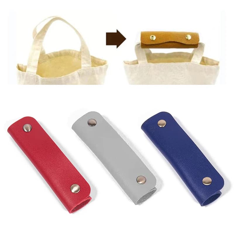 Shoulder Strap Pad Grip Strap For Suitcase Grip Protective Cover Leather Luggage Bag Handle Wrap Replacement Bag Accessories - 2