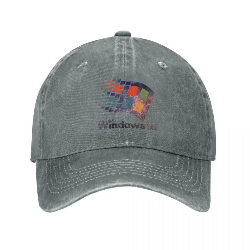 2025 Summer Windows 95 Galaxy Baseball Cap Vintage Distressed Washed Sun Cap Men Women Outdoor All Seasons Travel Gift Caps Hat - 5