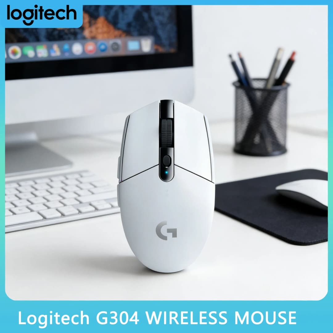 ماوس لوجيتك G304 / G305، للألعاب والمكتب، تسارع 40G، بطارية تدوم حتى 250 ساعة