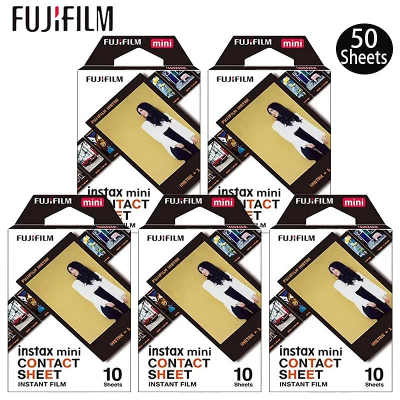 Fujifilm Mini Color Contact Sheet Film Link + Instant Camera Film Instax Film For Fuji Mini 13 EVO 41 40 12 11 99 9 SE 25 11 99