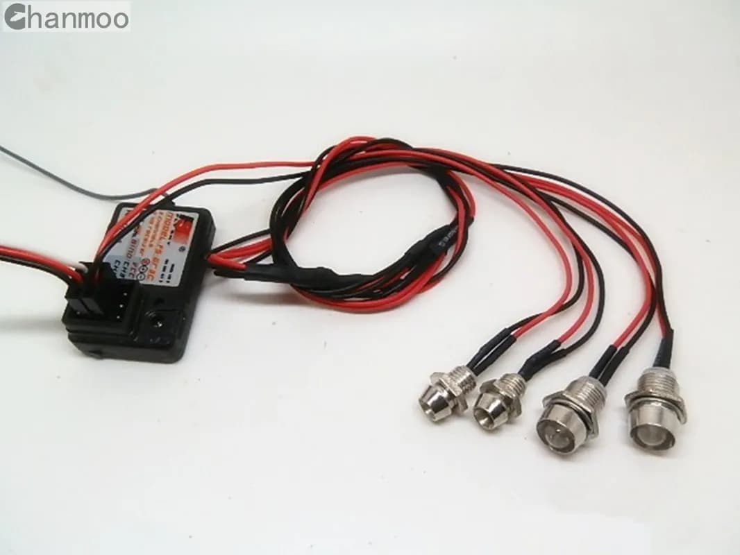 Universal RC LED Lights Set for All Kinds for RC Crawler Car On Road Drift Car Truck Leds Headlight Taillight Upgrade Parts - 4
