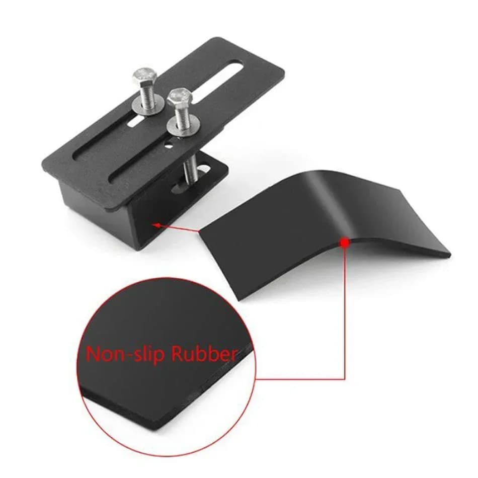 2pcs Universal Car SUV Roof Rack LED Light Bar Mounting Bracket Offroad Driving Work Lamp Clamp Holder Auto Pickup Accessories - 4