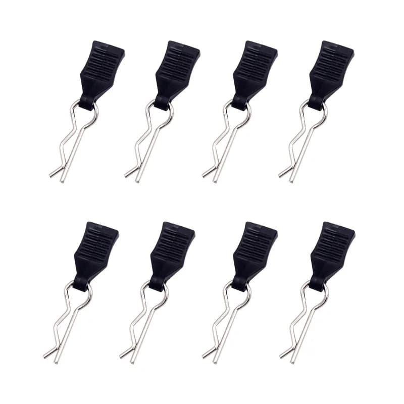 12pcs RC Body Clips 1/7 1/8 1/10 1/12 1/14 1/16 1/18 Metal R Buckles Car Truck Buggy Shell Pins RC Cars RC Boat Parts - 5
