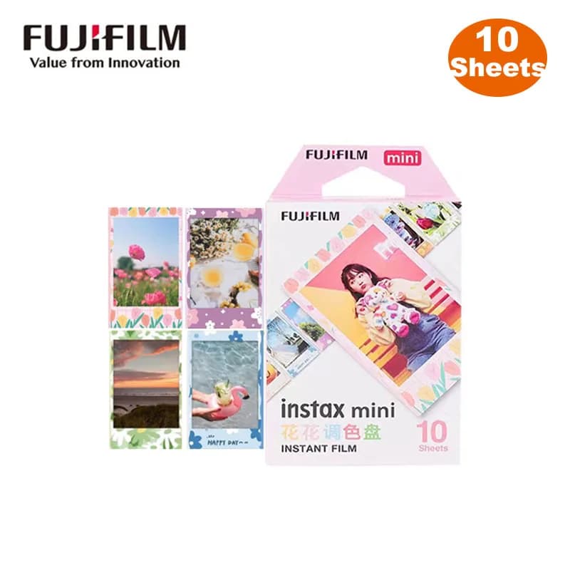 Fujifilm Instax Mini Film White Edge/Color Films 10-100 Sheets Photo Paper For Fuji Instax Camera Mini 12/8/11/25/50/90/Link/Evo - 4