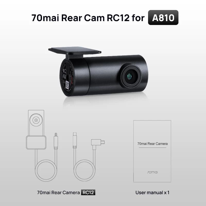 70mai كاميرا خلفية RC12 لكاميرا 70mai 4K A810 - 2