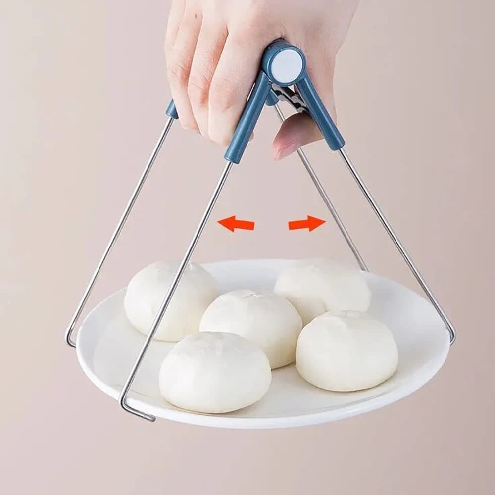 مكافحة السمط كليب القرص رافع باخرة المشبك قفازات السيليكون فرن الميكروويف صينية عدم الانزلاق عموم القابض اكسسوارات المطبخ - 2