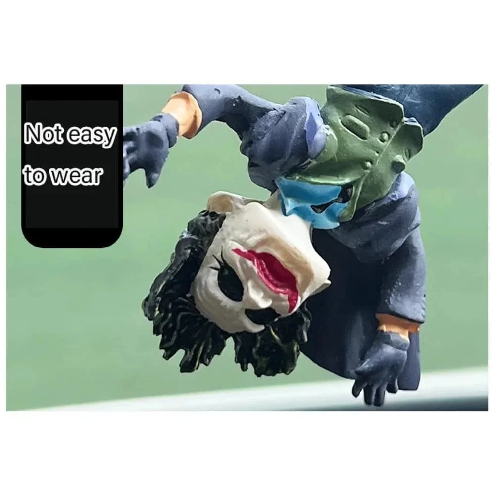 Car Resin Pendant Creative Car Rearview Mirror Cowhide Cartoon Pendant Christmas Gift New Product Joker decorative - 5