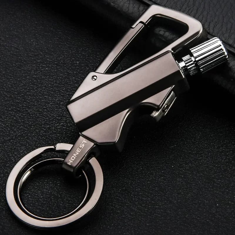 ولاعة معدنية محمولة مقاومة للماء، أداة إشعال نار خالدة للتخييم والبقاء في الخارج - 3