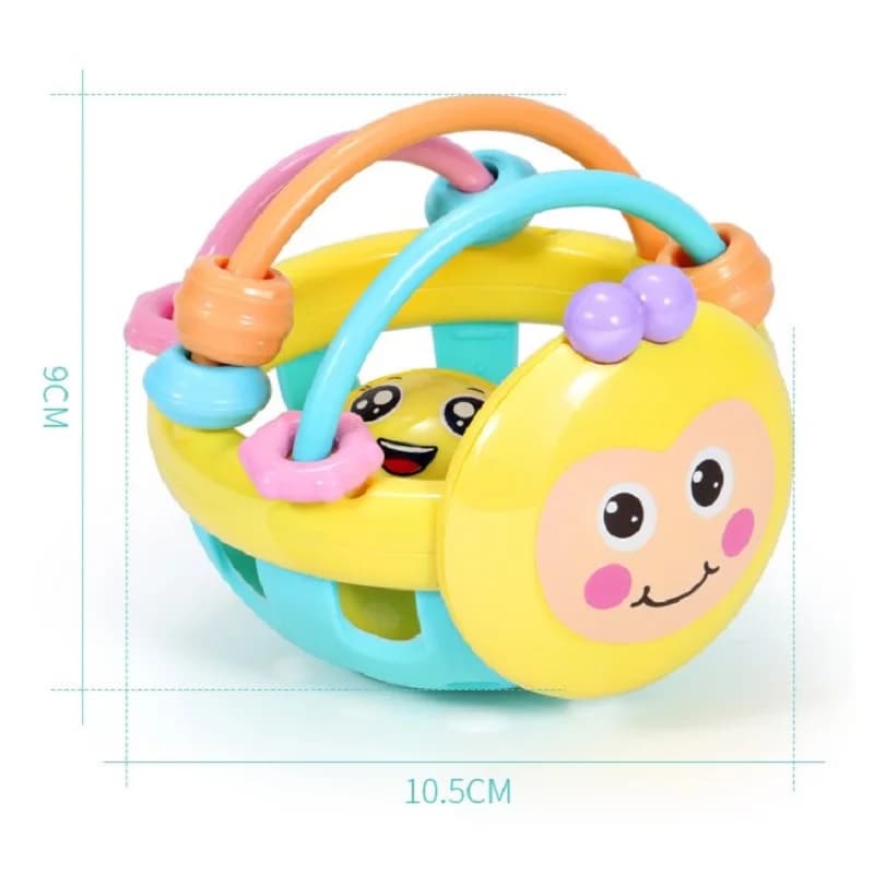 Baby Soft Teething Toys Newborn Early Educational Sensory Teether Rattle Touch Hand Grasping Ball Develop Infant Ball Game Toy - 3