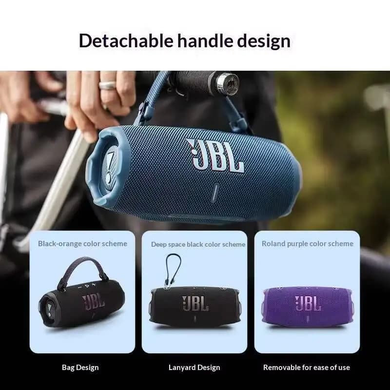 سماعة JBL Charge 6/Flip7 الأصلية الجديدة بتصميم كالييدوسكوب، اقتران سريع بزر واحد، سماعة ستيريو خارجية ملائمة - 5