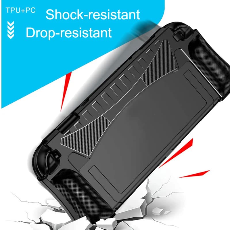 For Switch 2 Dockable Protective Case Upgraded Protective Cover Ergonomic Comfort TPU Grip Shell Dockabel Case For Switch 2 - 5