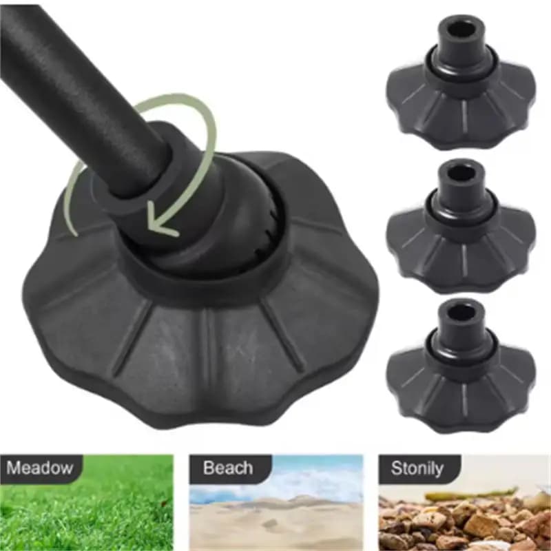 4Pcs Wear-resistant Non-Slip Camping Chair Foot Pads Adjustable Leg Caps For Folding Chair Or Stool Practical Outdoor Accessory - 2