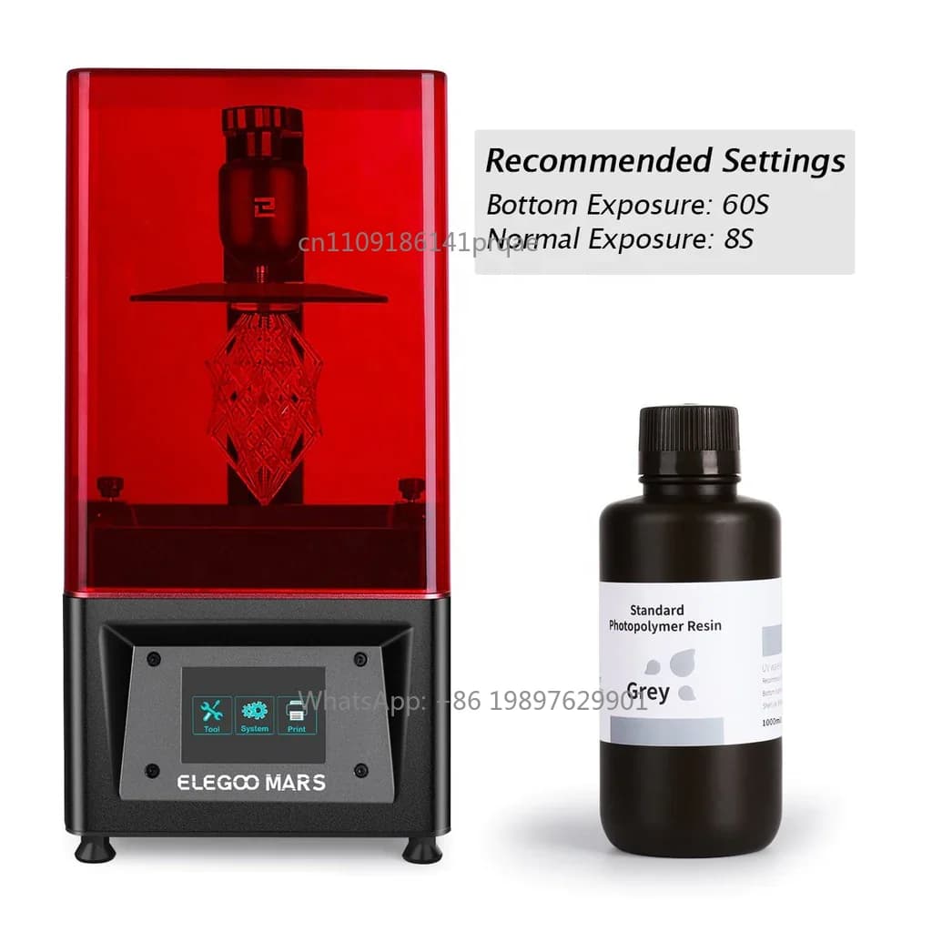 راتنج ELEGOO جديد بالجملة قياسي LCD UV-Curing بوليمر ضوئي راتنج سريع لطابعات LCD ثلاثية الأبعاد - 4