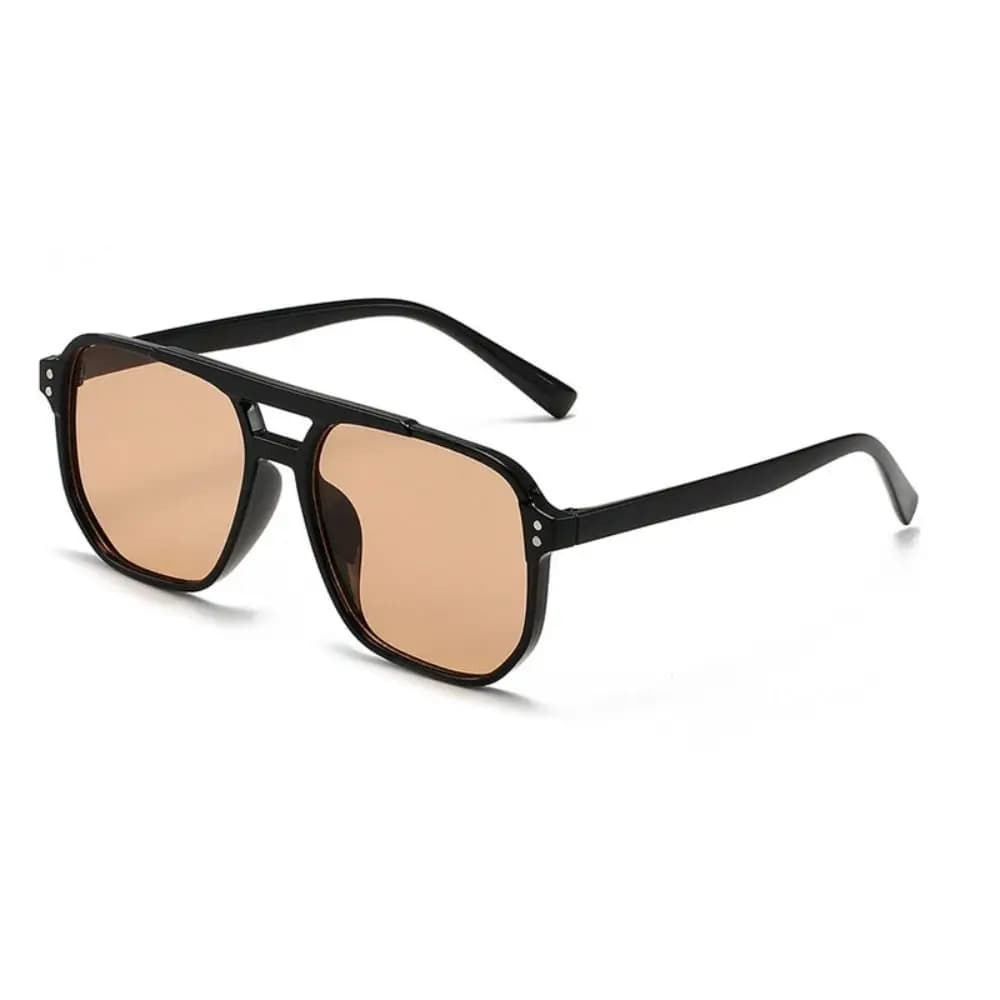 Punk Square Frame Sunglasses Anti-UV Travel Accessories Black Shades Glasses Beach Eye Protection Retro Sunglasses for women men - 4