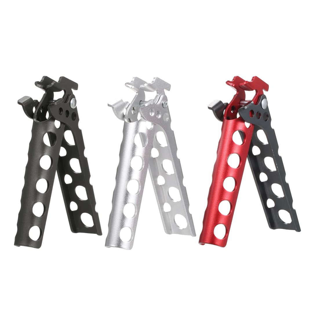 Tomshoo Aluminum Pot Clamp Pan Handler Pot Lifter Cooking Gripper Pot Anti-Hot Clip Holder Clamp Camping Cookware Dish Holder - 6