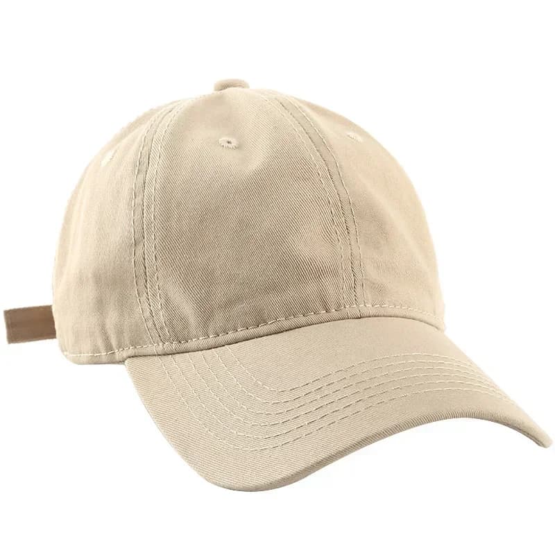 Simple Baseball Caps Spring Summer Sun Protective Caps Cotton Cloth Unisex Baseball Caps  Solid Color - 5