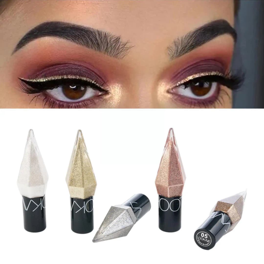 Glitter Eyeliner Liquid Eye Shadow Pearlescent Diamond Makeup Sequins Liquid Eye Smooth Brush Fine Shadow Eyeliner Mini Shi Y1w8 - 3