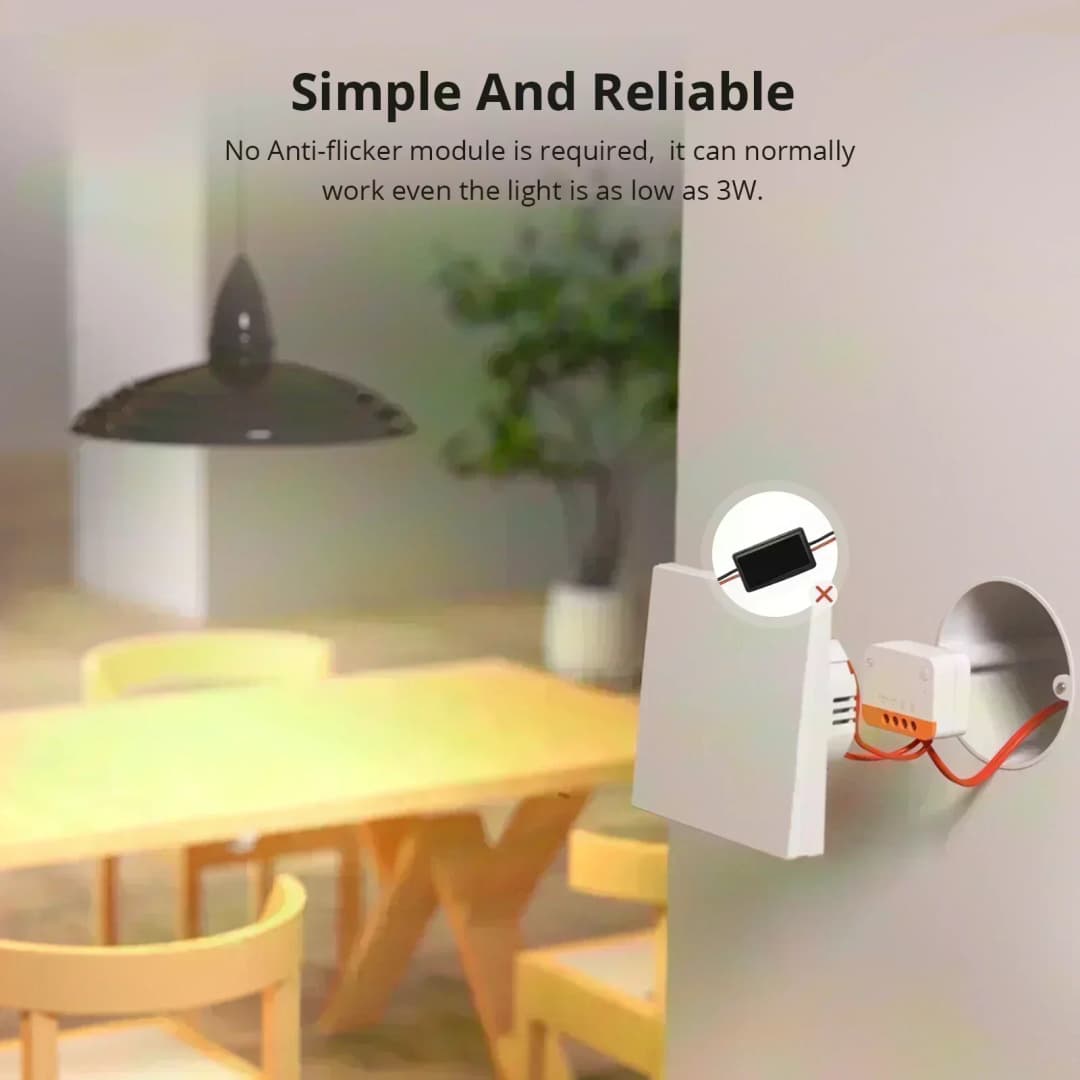 SONOFF ZBMINI L2 Zigbee Smart Switch Mini L2 Zigbee ZBMINIL2 No Neutral Wire Two-Way Control Required 1-Gang  Alexa Google Home - 4
