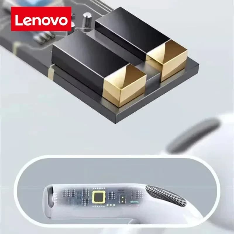 Lenovo Touch Control Wireless in-Ear Headphones with Active Noise Cancellation, Bluetooth 5.4, Gaming and Built-in Microphone - 5