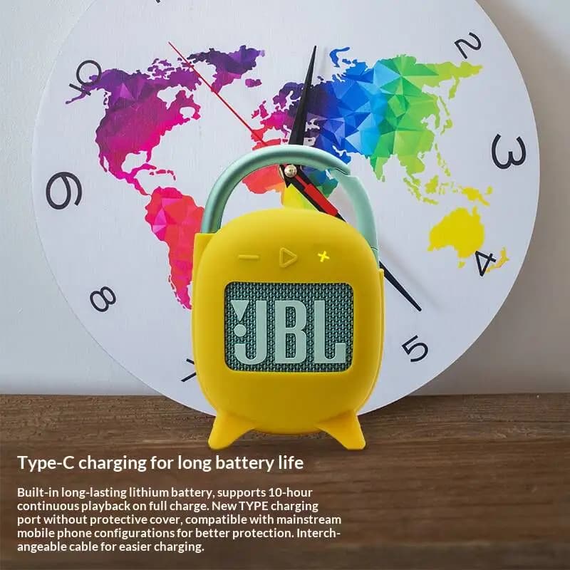 سماعة JBL Clip 4 الأصلية بضبط احترافي وجودة صوت نقية وثابتة للاستخدام الخارجي - 5