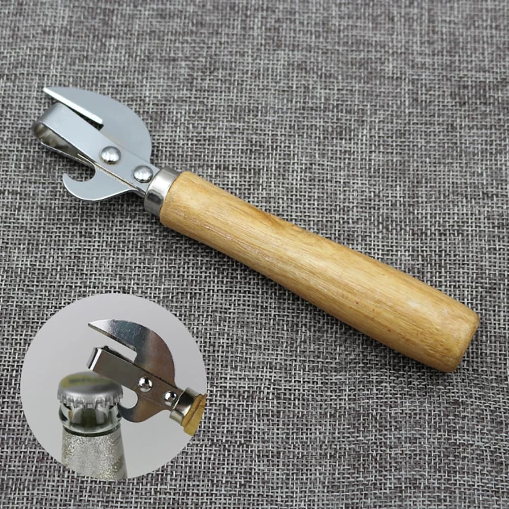 Stainless Steel Opener Portable Manual Lid Remover Multifunction Can Opener Utensil Gadgets For Jars Canisters Kitchen Accessory - 2