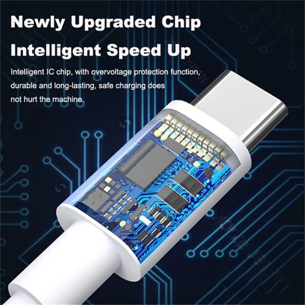 6A Type C Cable 120W Fast Charging Phone Charger USB C Data Cord For Huawei Mate 40 50 Honor Xiaomi Samsung Quick Charge Cable - 5