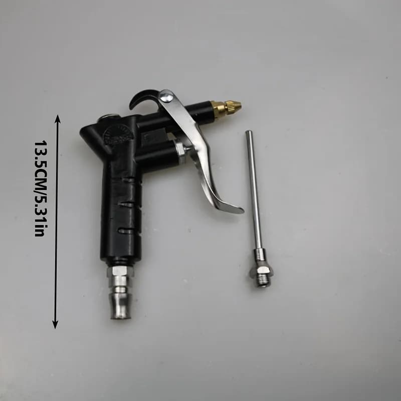 تنظيف مسدس نفخ منفضة الهواء للشاحنة شديدة التحمل و2 أطراف فوهة قابلة للتبديل - مجموعة مسدس نفخ مقعد الهواء الأحمر - 3