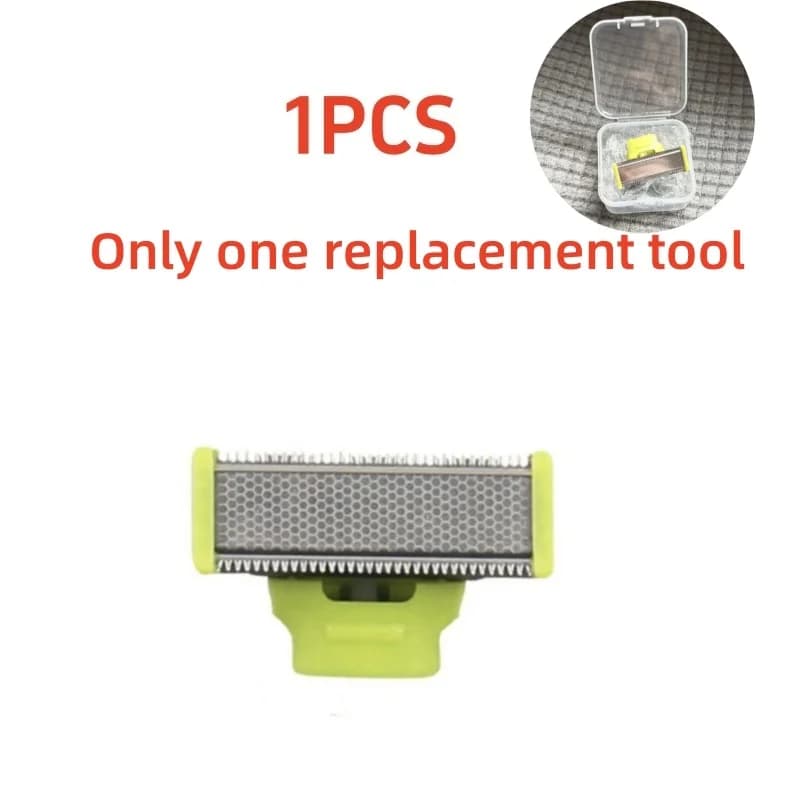 MLG 1pcs replacement head/1box USB rechargeable waterproof electric shaver beard shaver body trimmer men's shaver hair - 6