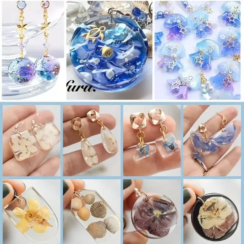 UV Resin - 100g Crystal Clear Hard Type UV Glue Ultraviolet Curing Epoxy Resin for DIY Jewelry Making, Craft Decoration - 4