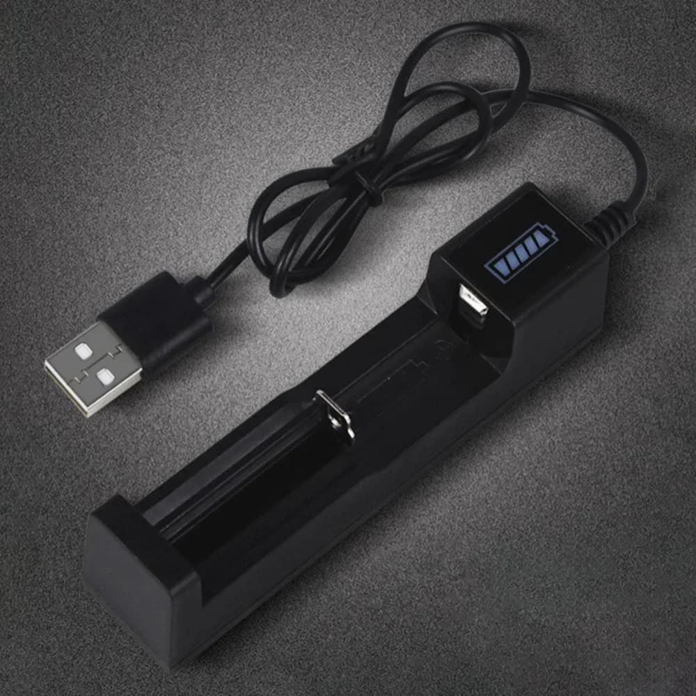 العالمي USB الذكية فتحة واحدة شاحن 18650 16650 21700 26650 شاحن ليثيوم مصباح يدوي لعبة 3.7 فولت-4.2 فولت الإضاءة قوة البنك - 6
