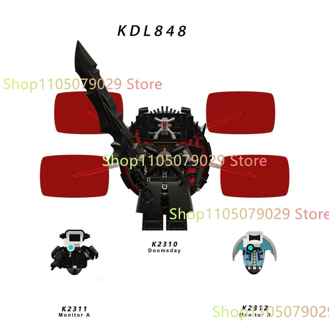جديد KDL DJ ترقية حرب تالف Skibidi مرحاض رجل أرقام أنيمي كتلة اللعب TvMan تيتان الطوب نموذج لعبة لطفل هدية عيد ميلاد - 2