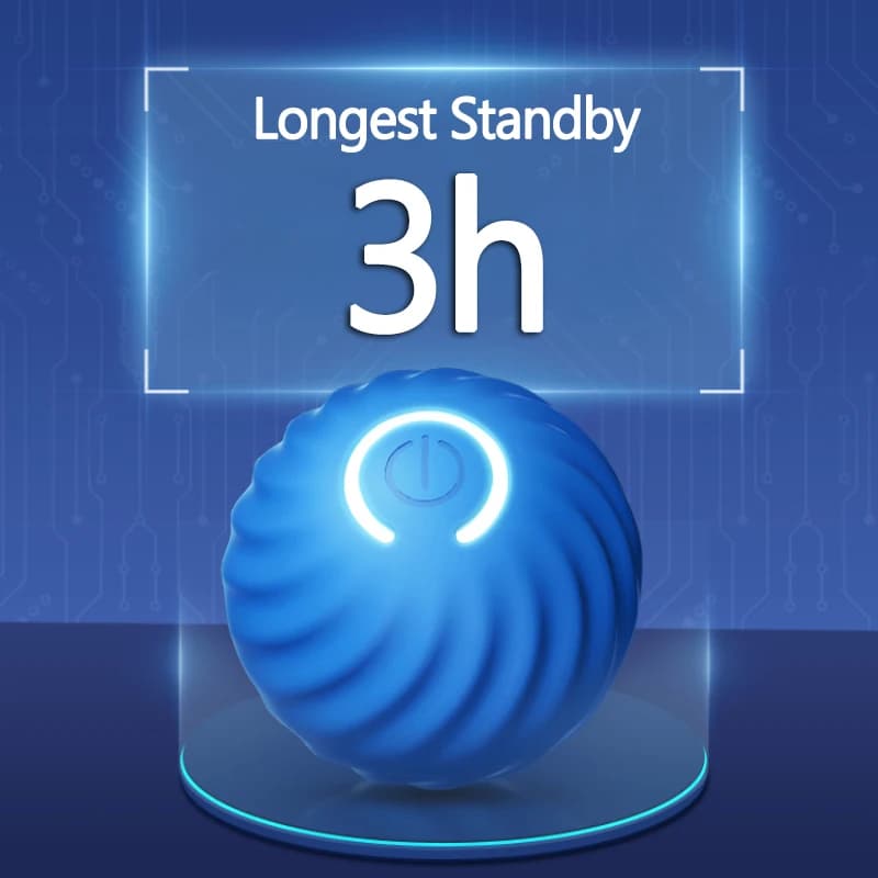 Smart Electric Ball Toy Gravity Jump Balls Dog Plaything USB Charging Automatic Teasing Dogs Artifact Intelligent Pet Cat Toys - 6