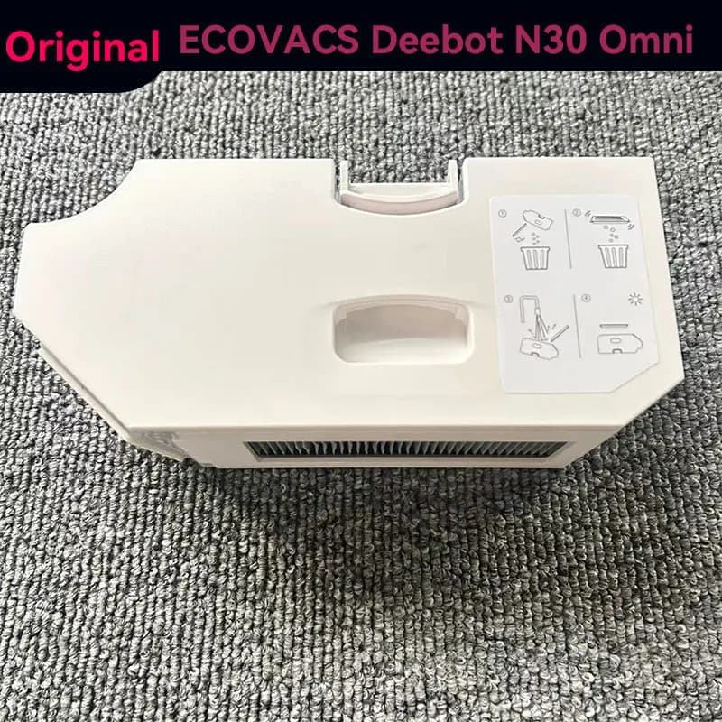 قطع غيار أصلية لحاوية جمع الغبار مع عيوب تجميلية طفيفة لجهاز ECOVACS Deebot N30 Omni وN30 Pro Omni